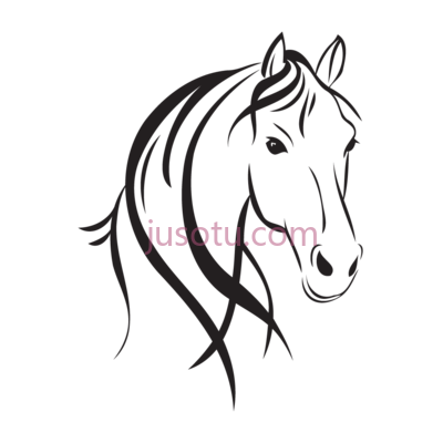 马头,horse head style PNG