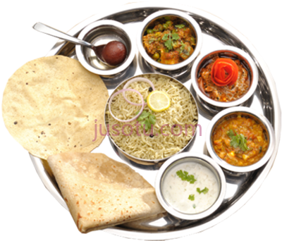 蔬菜,dalchini veg thali PNG