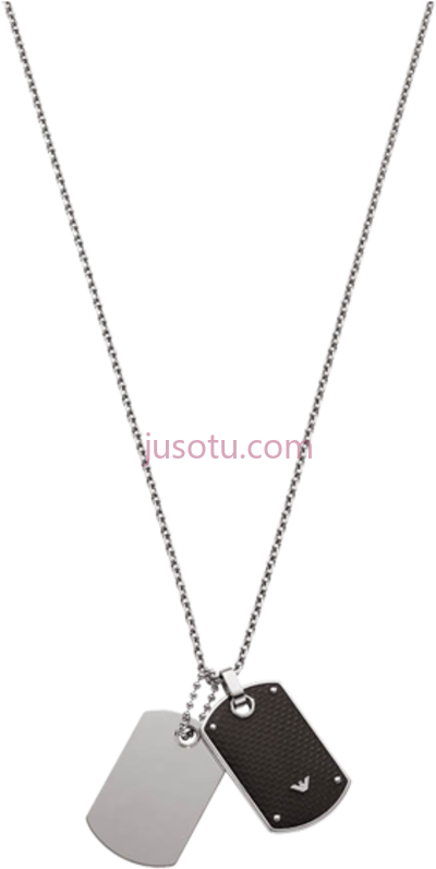 项链,dog tag chain necklace PNG