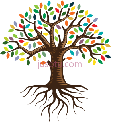 生命树,root qc family tree logo art PNG