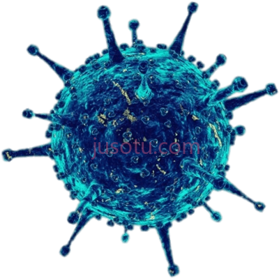 蓝色病毒,blue virus tentacles PNG