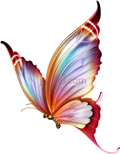 彩色蝴蝶纹身,n colorful butterfly tattoo colors PNG