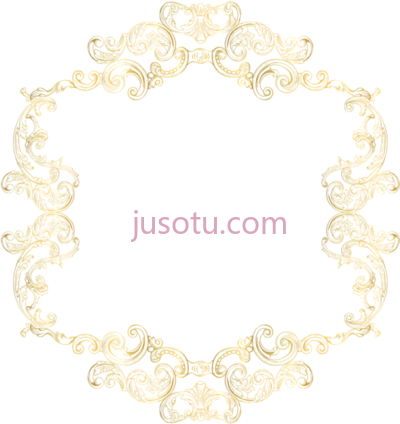 金色复古边框,gold vintage border frame art PNG