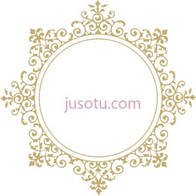 金色阿拉伯画框,moldura arabesco dourado PNG