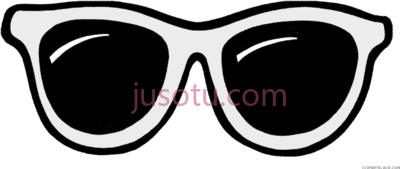 黑白太阳眼镜,sun glasses black and white PNG