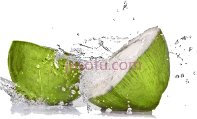 水果喷溅椰子巧克力,fruit water splash waiola coconut chocolate PNG
