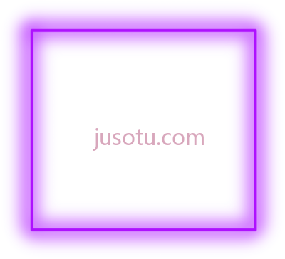 霓虹紫色边框,neon square purple frame border PNG