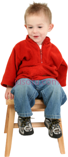 孩子坐椅子,家具 PNG