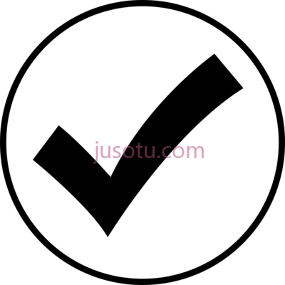 选中标记圆圈打勾,checkmark icon tick in circle PNG