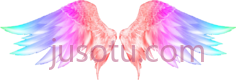 彩色天使翅膀PNG