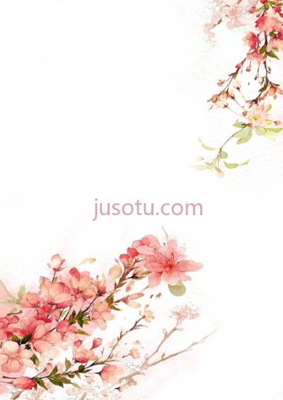 水彩花,watercolor flowers PNG