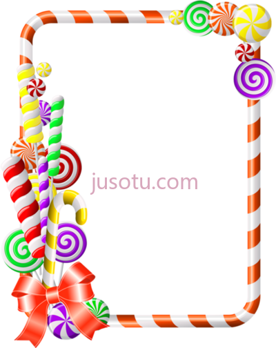 糖果边框,candyland border PNG