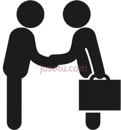 商业,business icon reversed to PNG