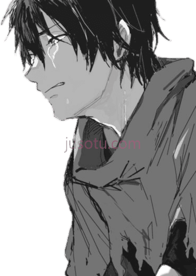 悲伤男孩,15 sad anime boy PNG
