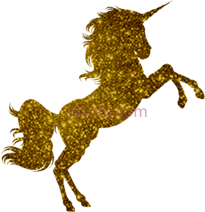 独角兽,unicorn horn glitter PNG