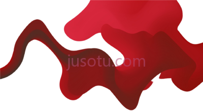 红色抽象形状,red abstract shape PNG