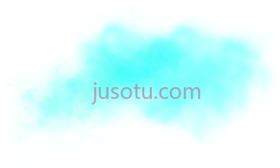 蓝色烟云,glowing blue smoke cloud PNG