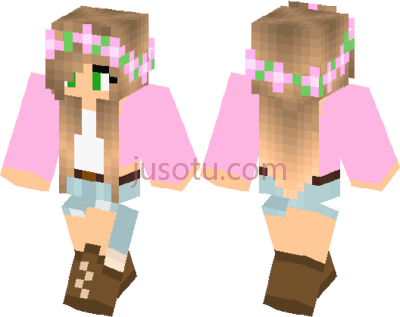 我的世界,koala girl minecraft skins little kelly PNG