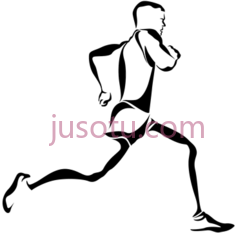 跑步标志PNG
