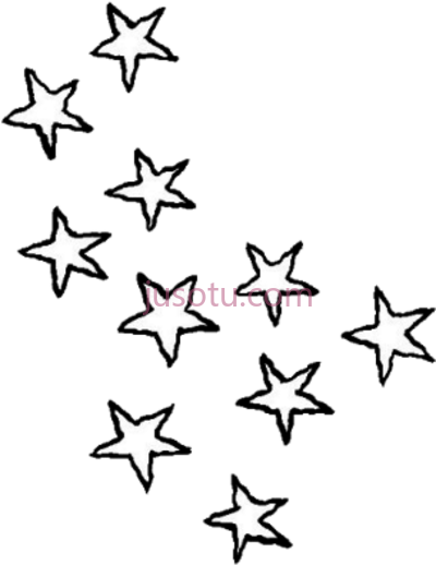五角星,star cute overlay PNG