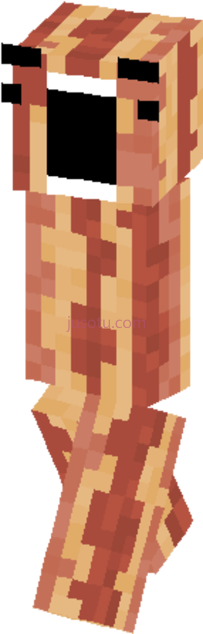 我的世界,derpy bacon strip skin PNG