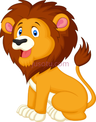 狮子,lion cartoon PNG