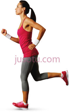 女子跑步,runner PNG