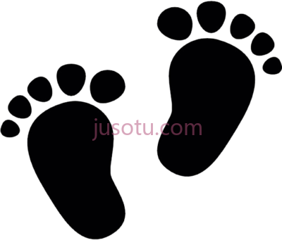 幼儿足迹,footprint infant art PNG