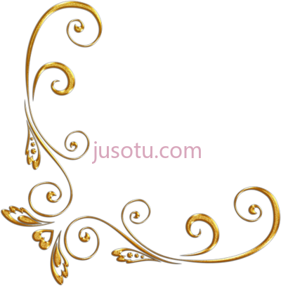 金饰框,ornament gold PNG