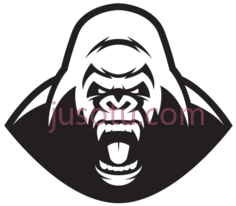 愤怒大猩猩标志PNG