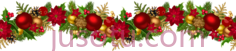 圣诞装饰花环PNG