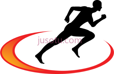 健身跑步标志,fitness running logo PNG