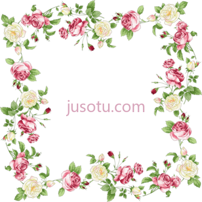 结婚边框,flowers borders wedding frame PNG