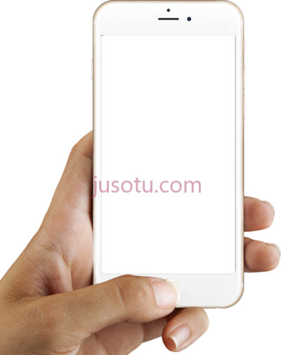 手持电话,hand holding a phone PNG