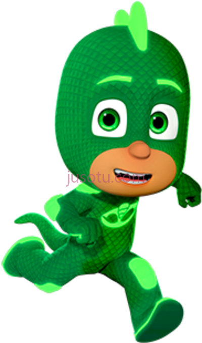 睡衣小英雄,pj masks gekko PNG