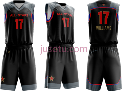 全明星赛篮球制服,2017 all star game uniform basketball mockup PNG