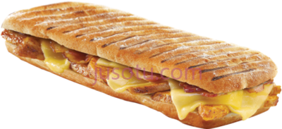 鸡肉培根,chicken and bacon panini PNG