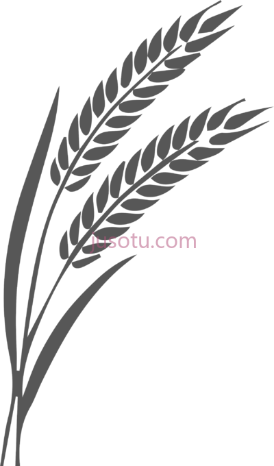 小麦,linea de trigo preto branco PNG