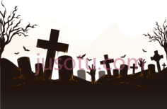 墓地万圣节PNG