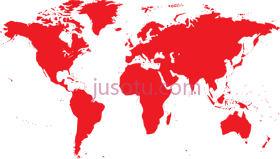 红色世界地图,world map red PNG