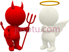 天使与魔鬼PNG