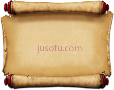 羊皮纸,parchment scroll banner library PNG