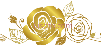 金花玫瑰,metallic rose gold flowers k PNG