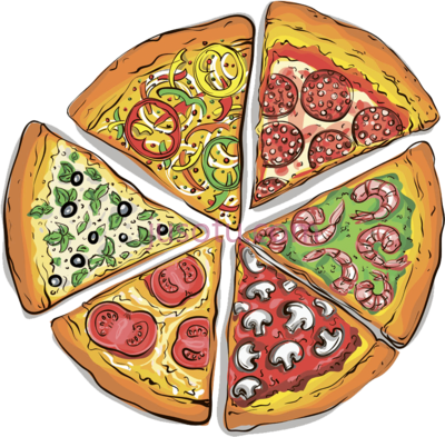 比萨饼片,pizza slices PNG