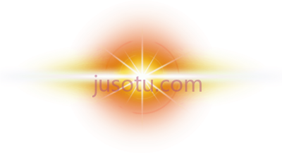 橙色光学耀斑,orange optical flare PNG