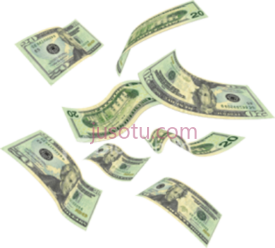 钱,raining money PNG