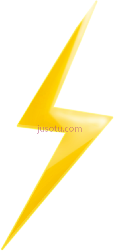 闪电,cartoon lightning PNG
