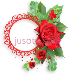 玫瑰花架镜框,rose frame PNG