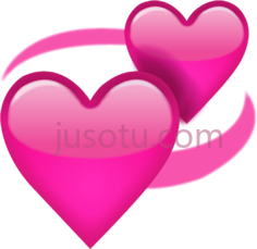 粉红心PNG