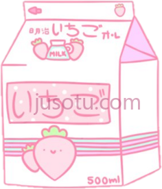 草莓牛奶,卡通,动画 PNG